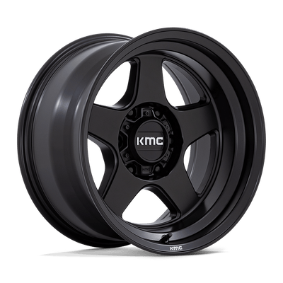 KMC KM728 LOBO Black wheel