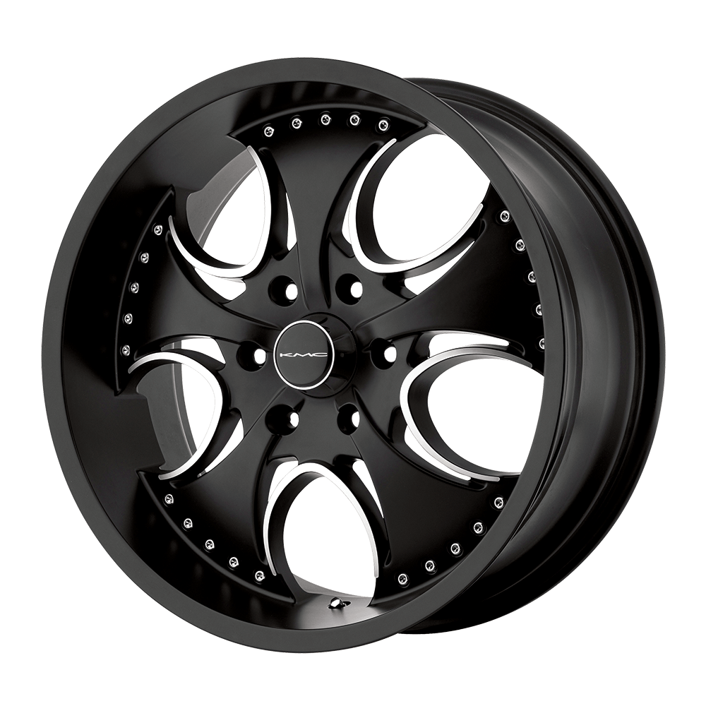 KMC KM755 VENOM Black wheel