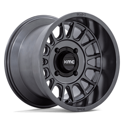 KMC Powersports KS138 IMPACT UTV Gray wheel