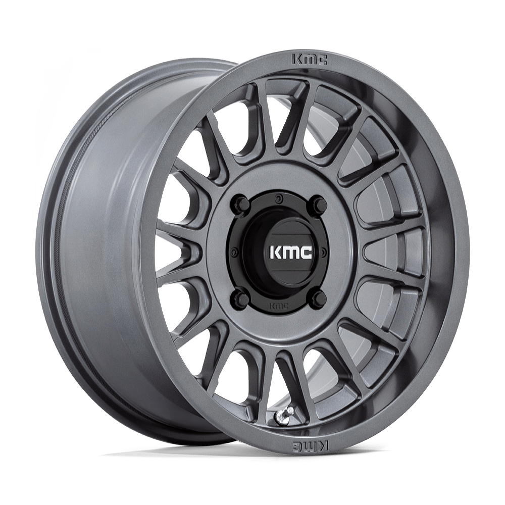 KMC Powersports KS138 IMPACT UTV Gray wheel