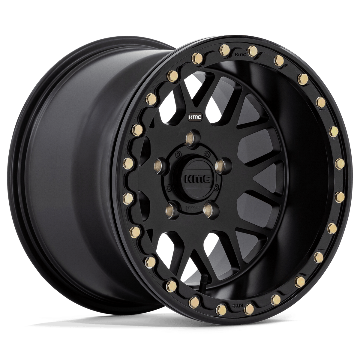KMC Powersports KS235 GRENADE BEADLOCK Black wheel