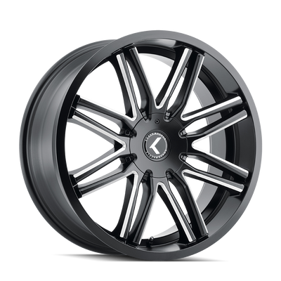 Kraze CRAY KR141 Gloss Black Milled wheel