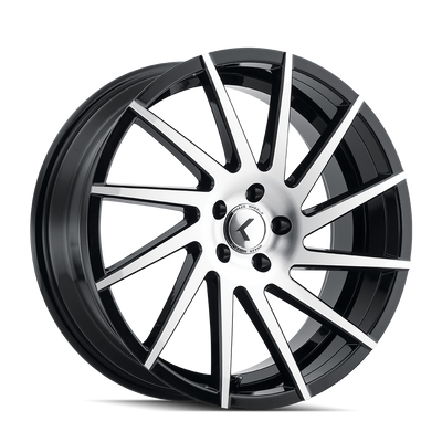 Kraze SPINNER KR181 Gloss Black Machined wheel