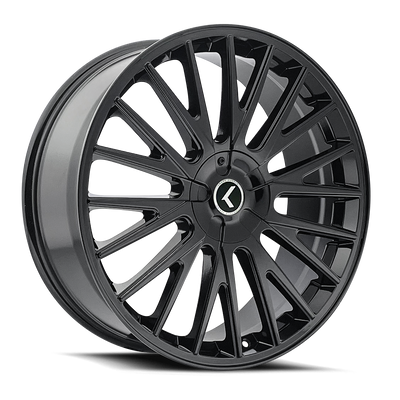 Kraze Double Down Gloss Black wheel