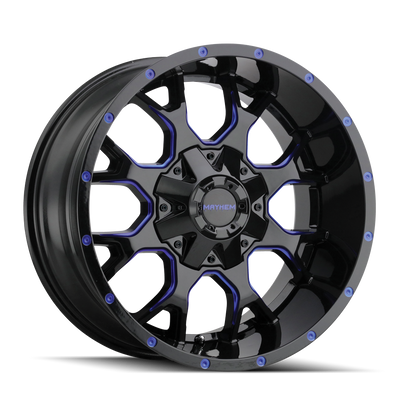 Mayhem WARRIOR 8015 Black Milled Prism B wheel