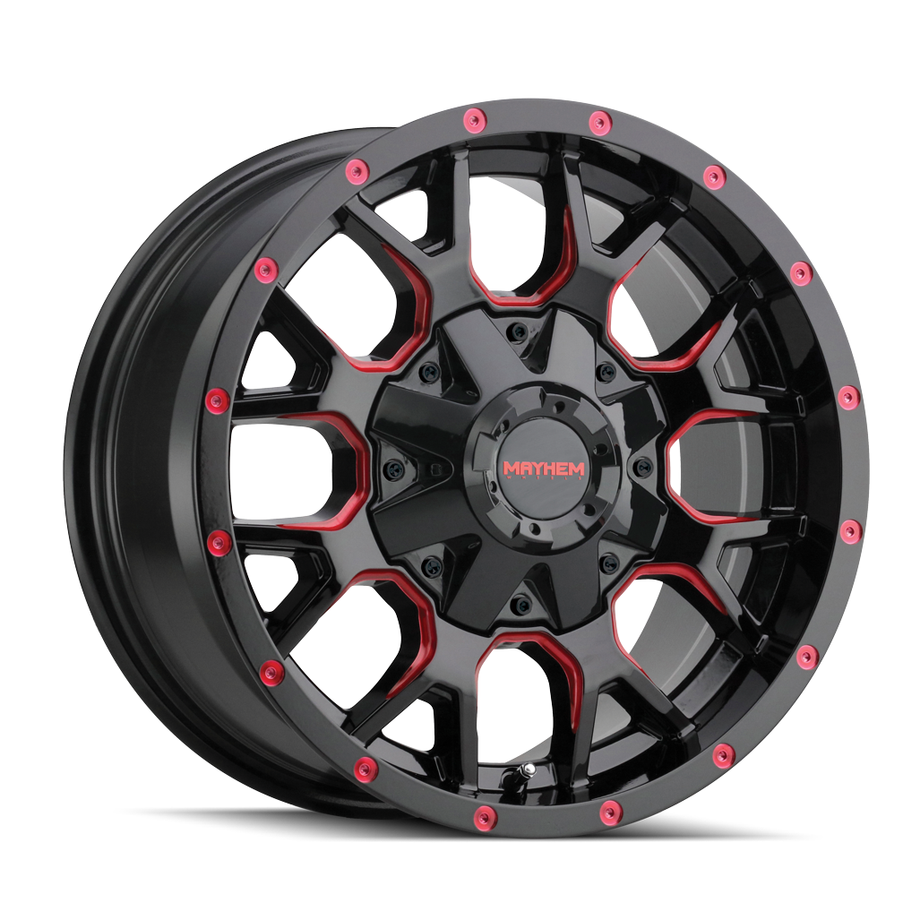 Mayhem WARRIOR 8015 Black Milled Prism R wheel
