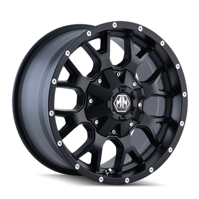 Mayhem WARRIOR 8015 Matte Black wheel