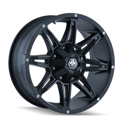 Mayhem Rampage Matte Black wheel