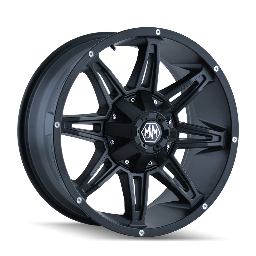 Mayhem RAMPAGE 8090 Matte Black wheel