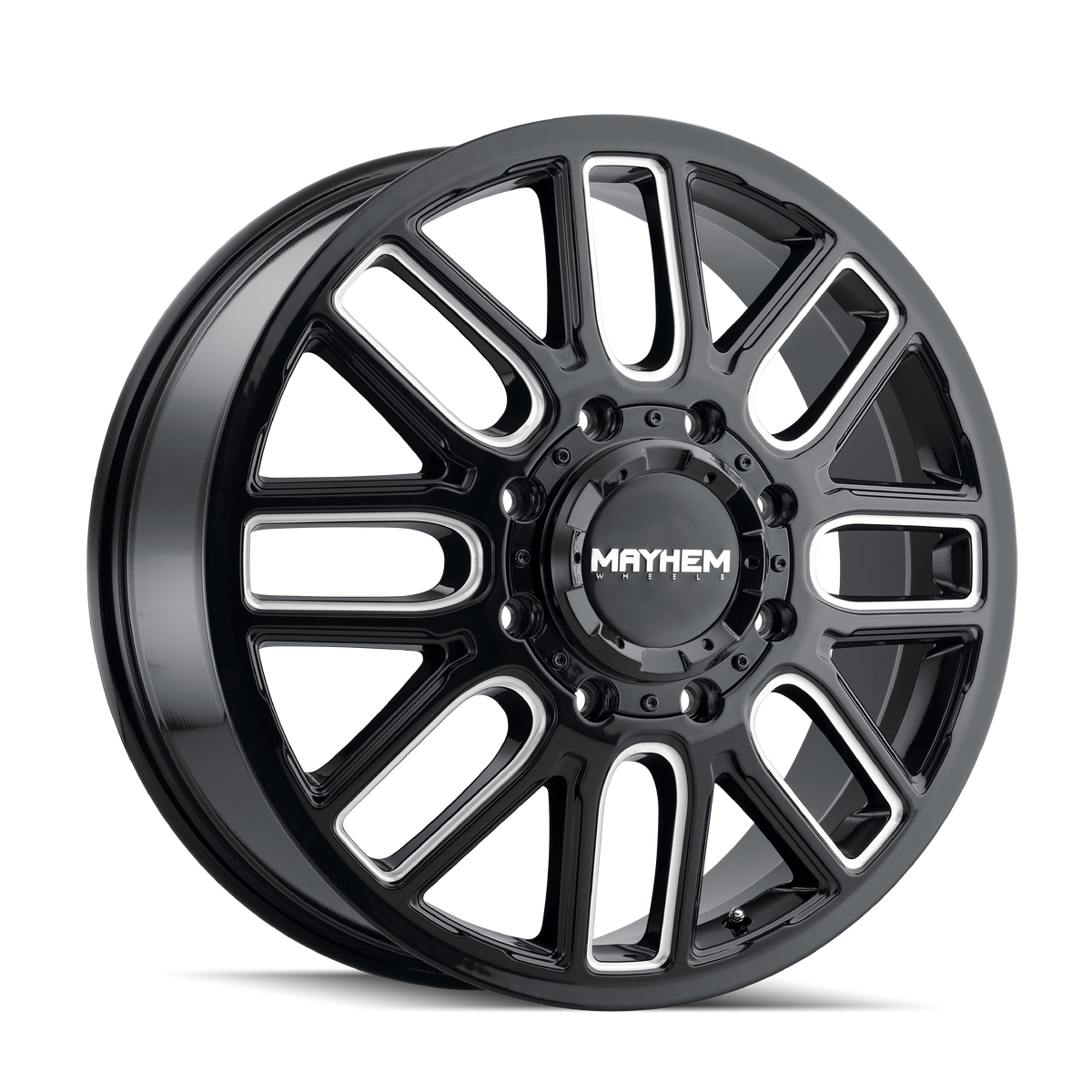 Mayhem COGENT DUALLY 8107D Gloss Black Milled wheel