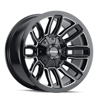 Mayhem DECOY 8108 Gloss Black Milled wheel