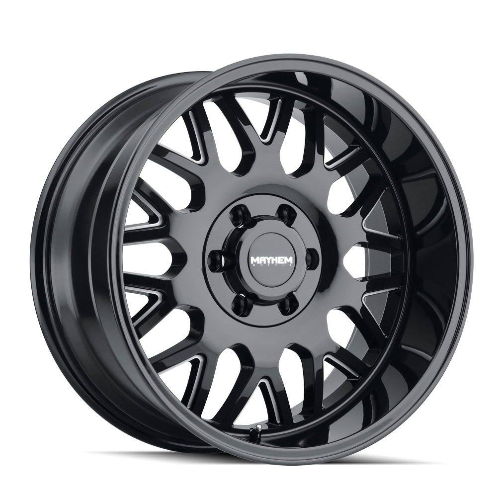 Mayhem TRIPWIRE 8110 Gloss Black Milled wheel