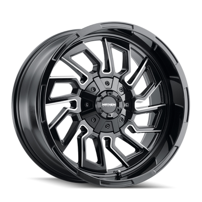 Mayhem FLYWHEEL 8111 Gloss Black Milled wheel