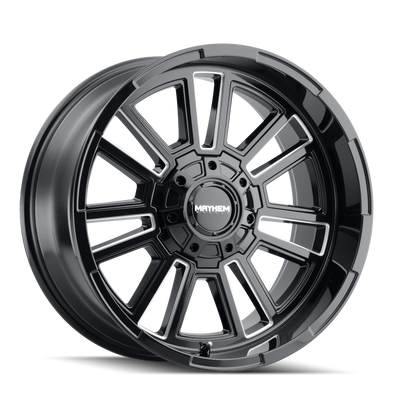Mayhem APOLLO 8115 Gloss Black Milled wheel