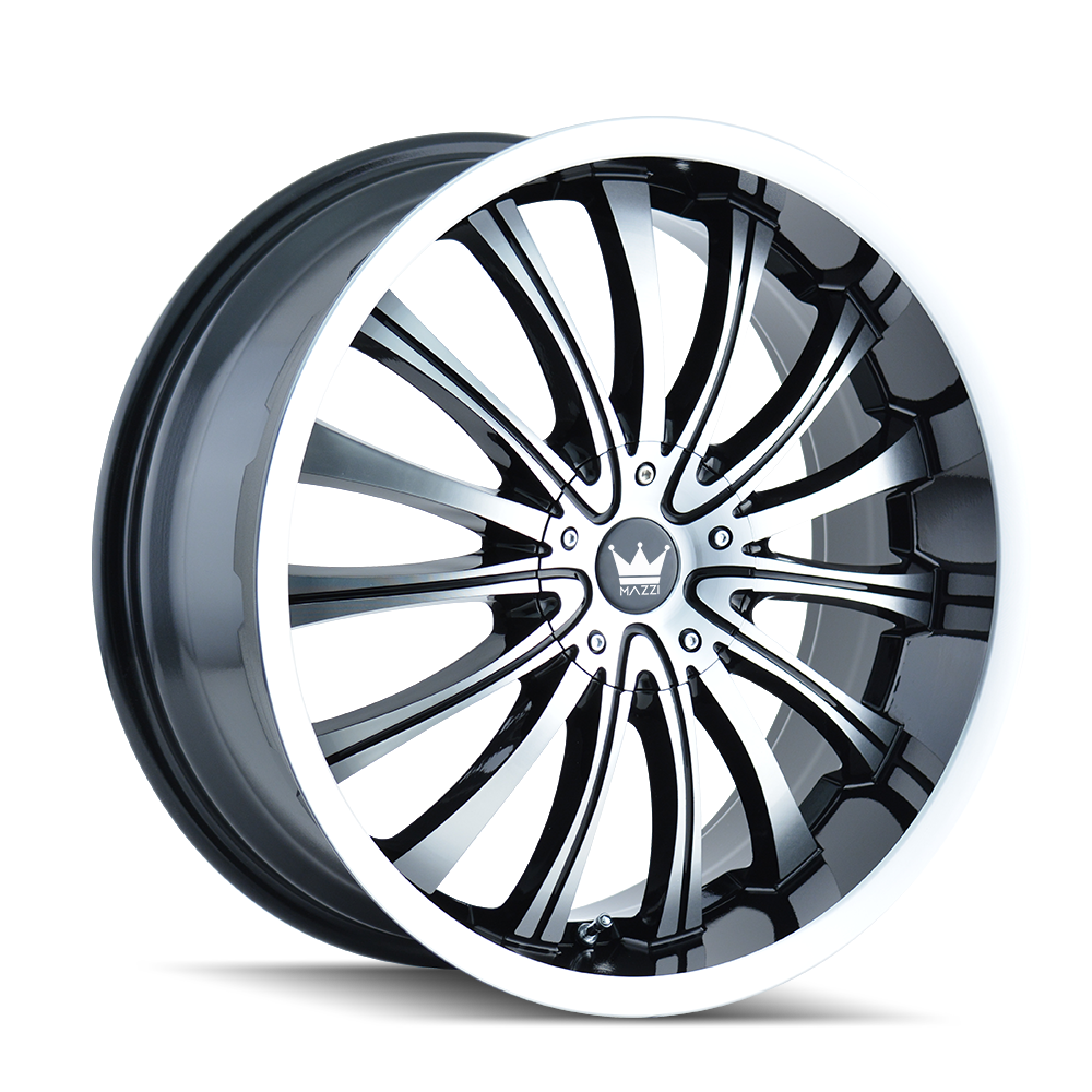 Mazzi Hype Black with Machined wheel