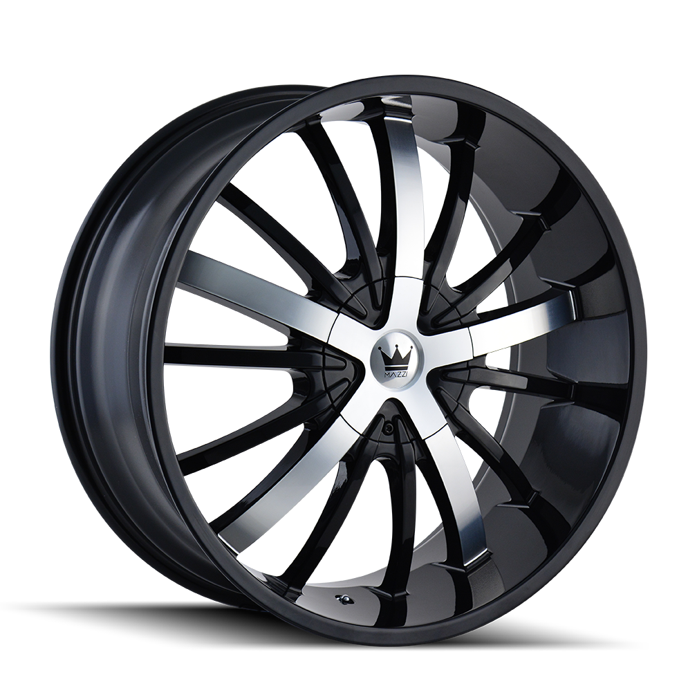 Mazzi ESSENCE 364 Gloss Black Machined wheel