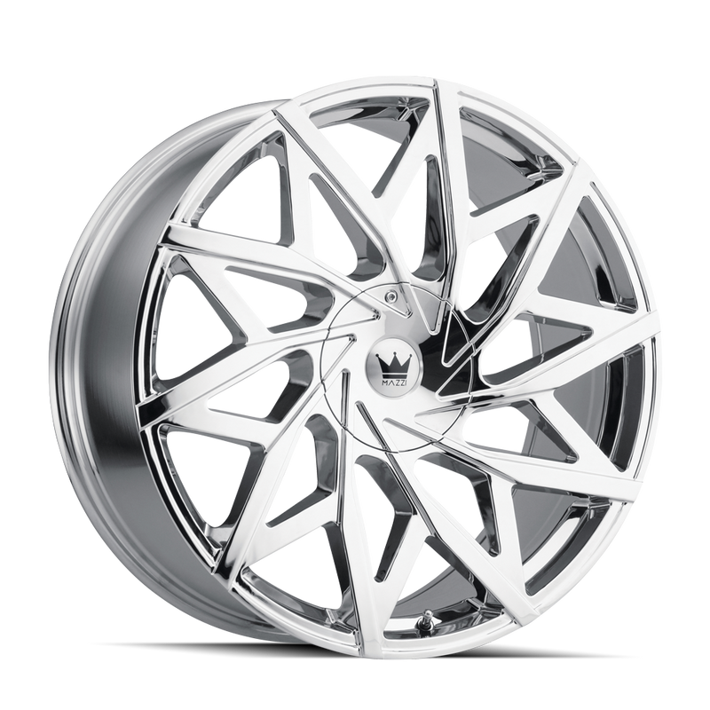 Mazzi Big Easy 372 18x8 +35 Chrome premium Euro wheel