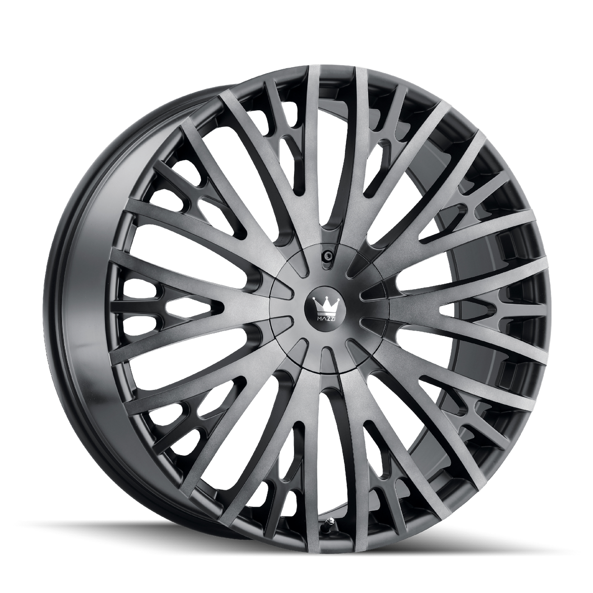 Mazzi TWIST TIE 373 Black Machined with wheel