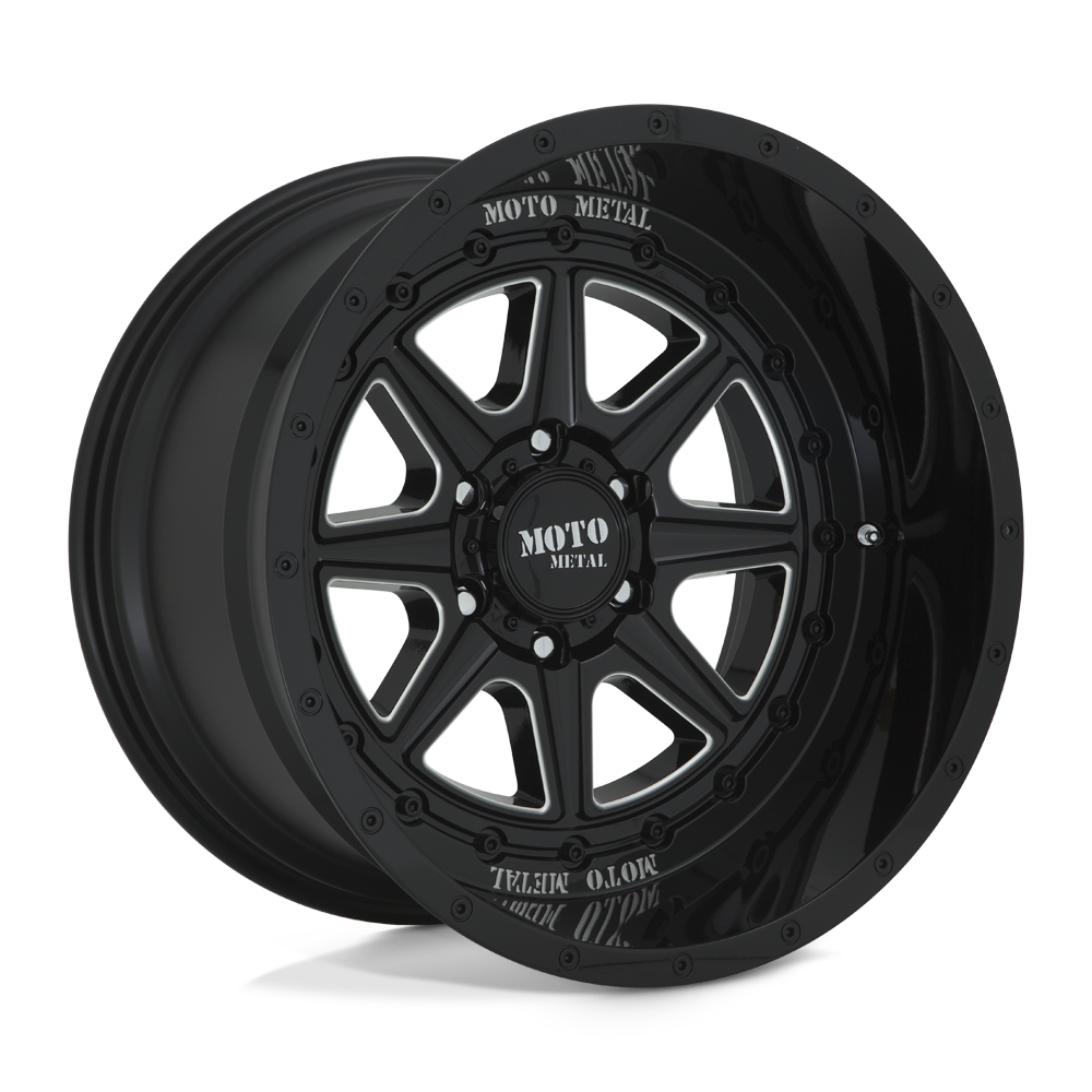 Moto Metal MO801 PHANTOM Black wheel