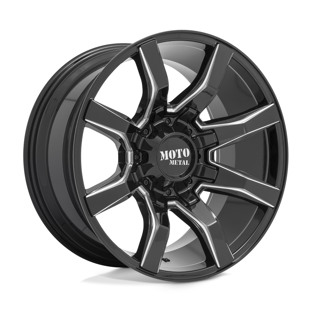 Moto Metal MO804 SPIDER Black wheel
