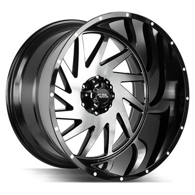 Off Road Monster M12 Black Machined wheel