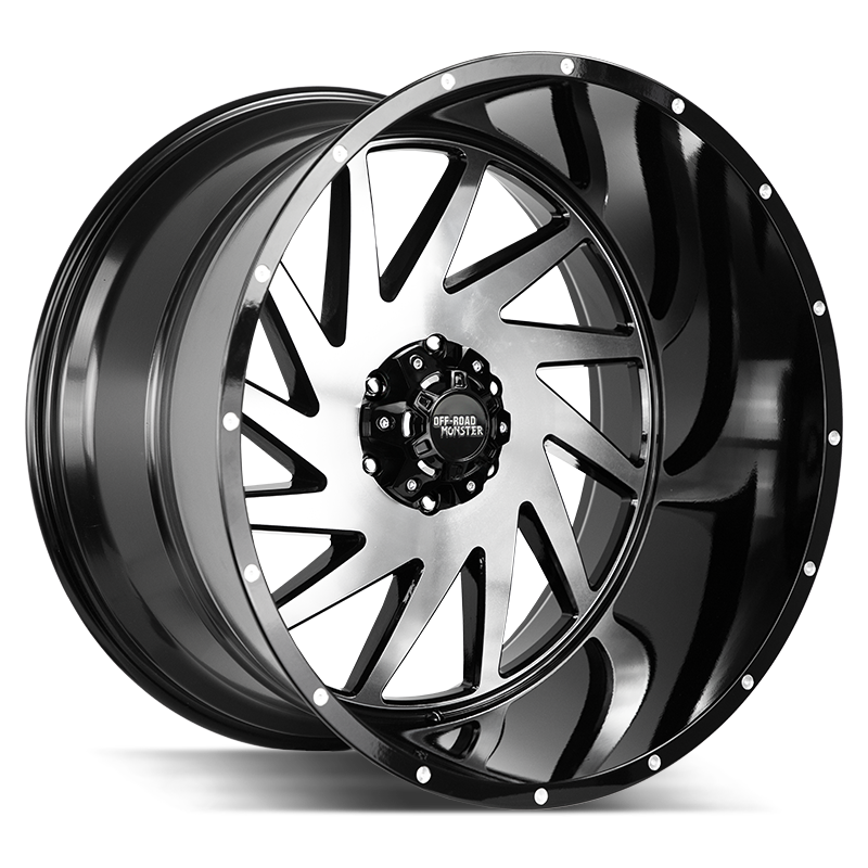 Off Road Monster M12 Black Machined wheel