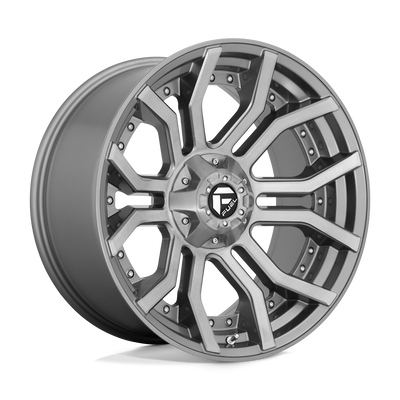 Fuel 1PC D713 RAGE PLATINUM Gray wheel