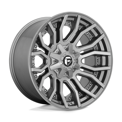 Fuel 1PC D713 RAGE PLATINUM Gray wheel