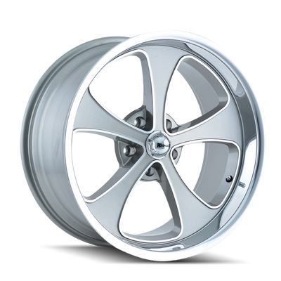 Ridler 645 Grey Machined And Po wheel