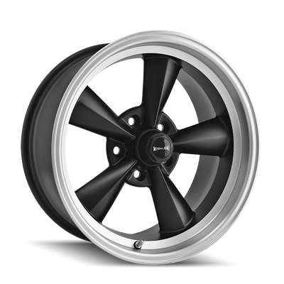 Ridler 675 Matte Black Machined wheel