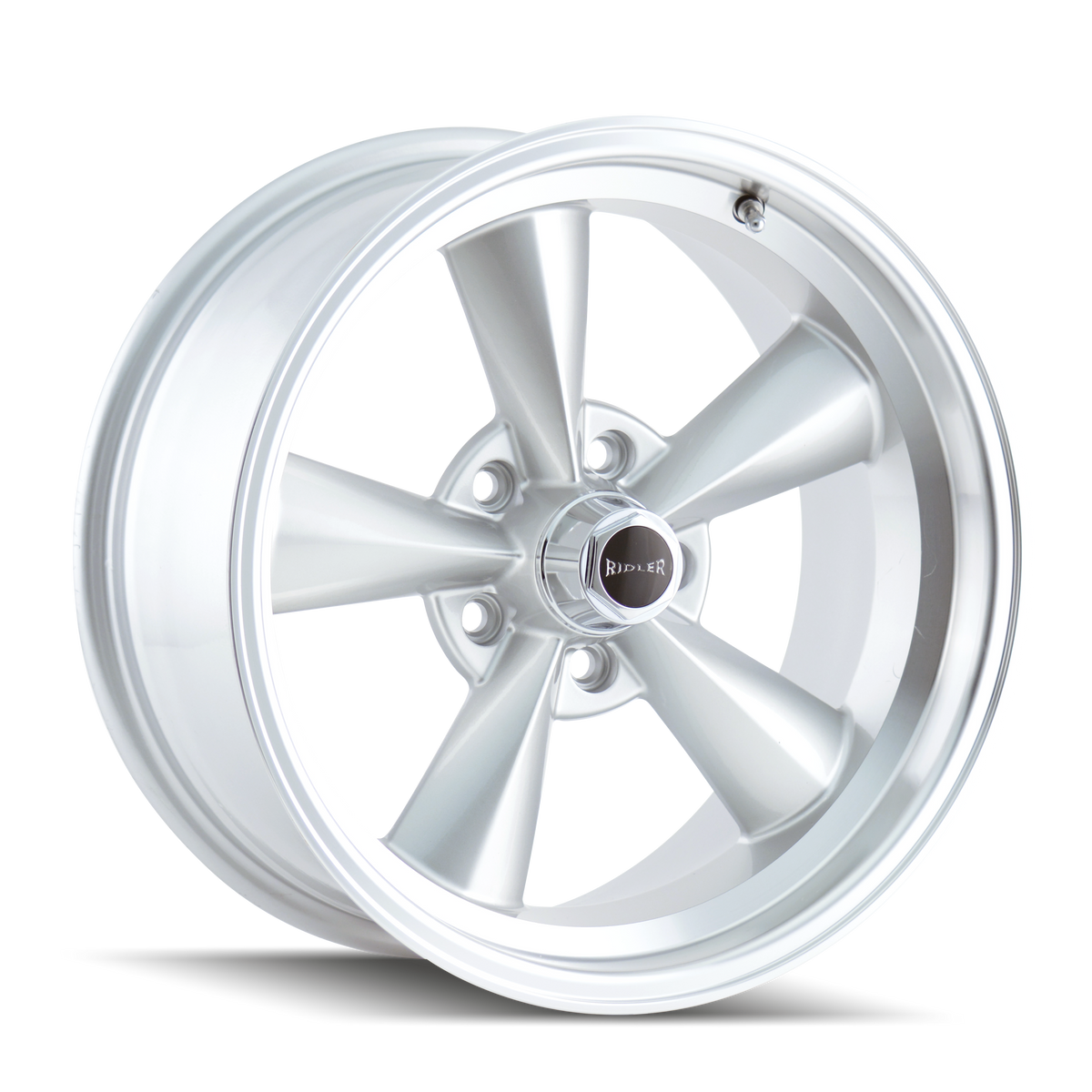Ridler 675 Silver Machined wheel