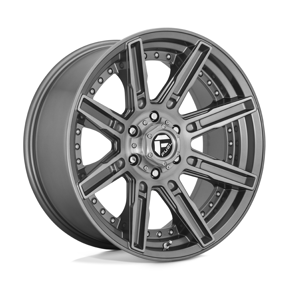Fuel 1PC D710 ROGUE PLATINUM Gray wheel