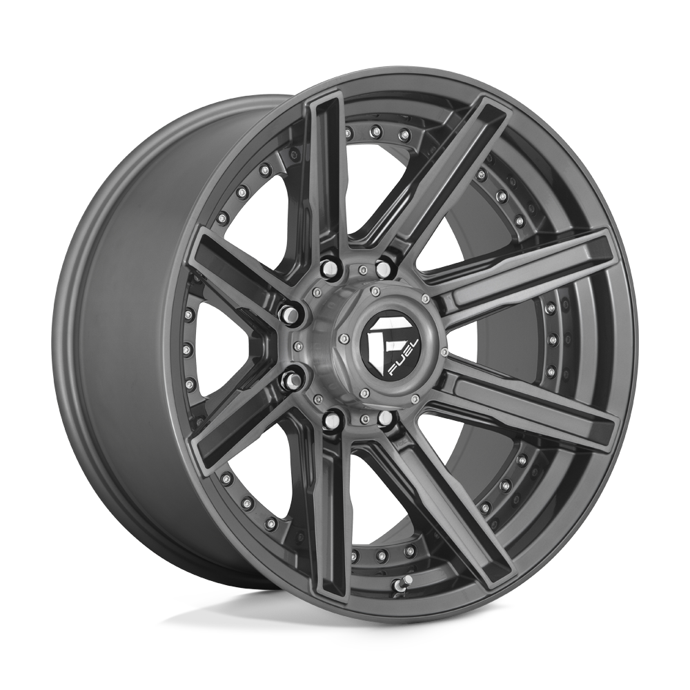 Fuel 1PC D710 ROGUE PLATINUM Gray wheel