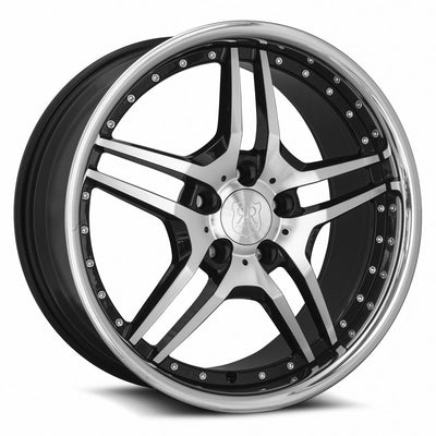 MRR RW2 Black/Chrome wheel