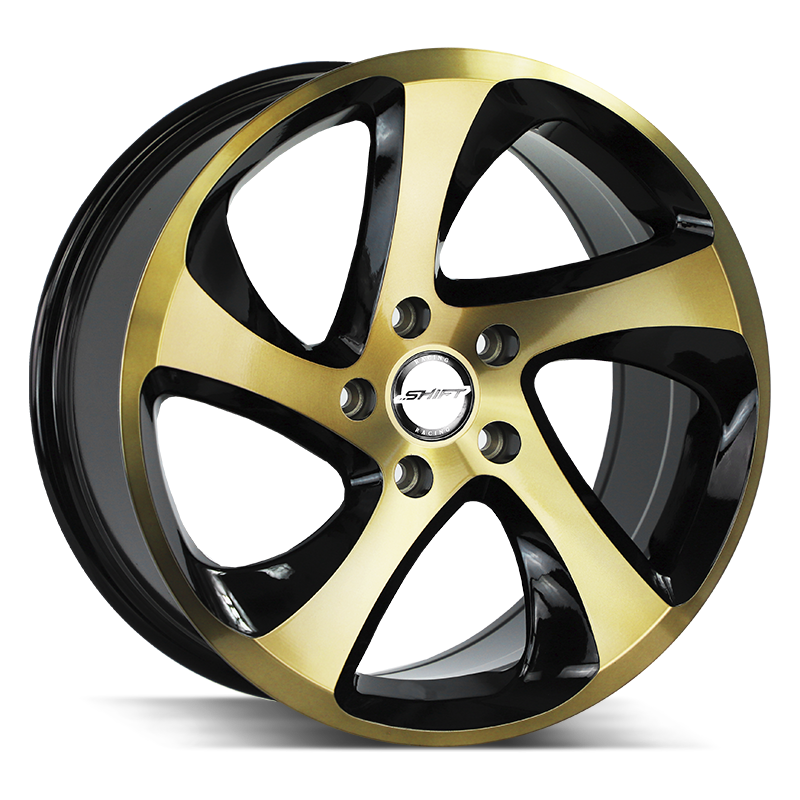 Shift Strut H22 Black Machined/Bronze wheel