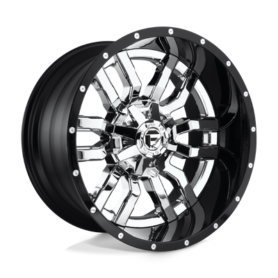 Fuel 2PC D270 SLEDGE Chrome wheel