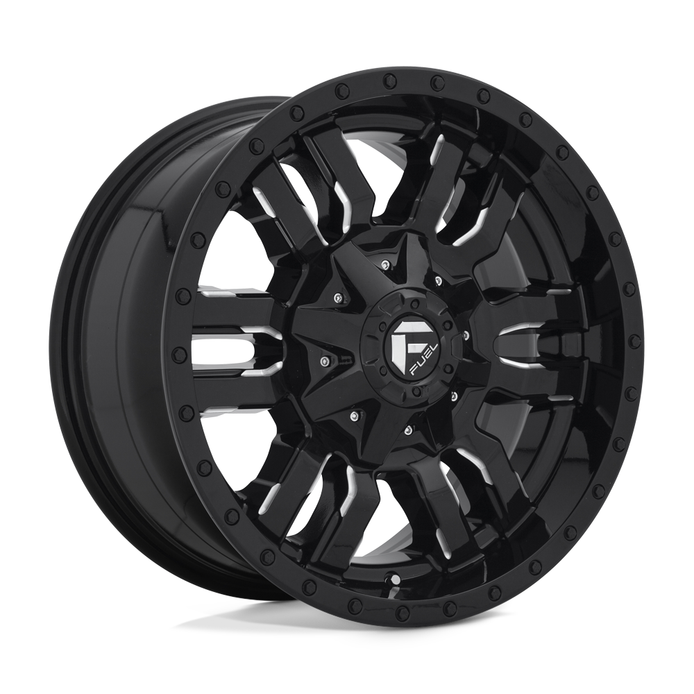 Fuel 1PC D595 SLEDGE Black wheel