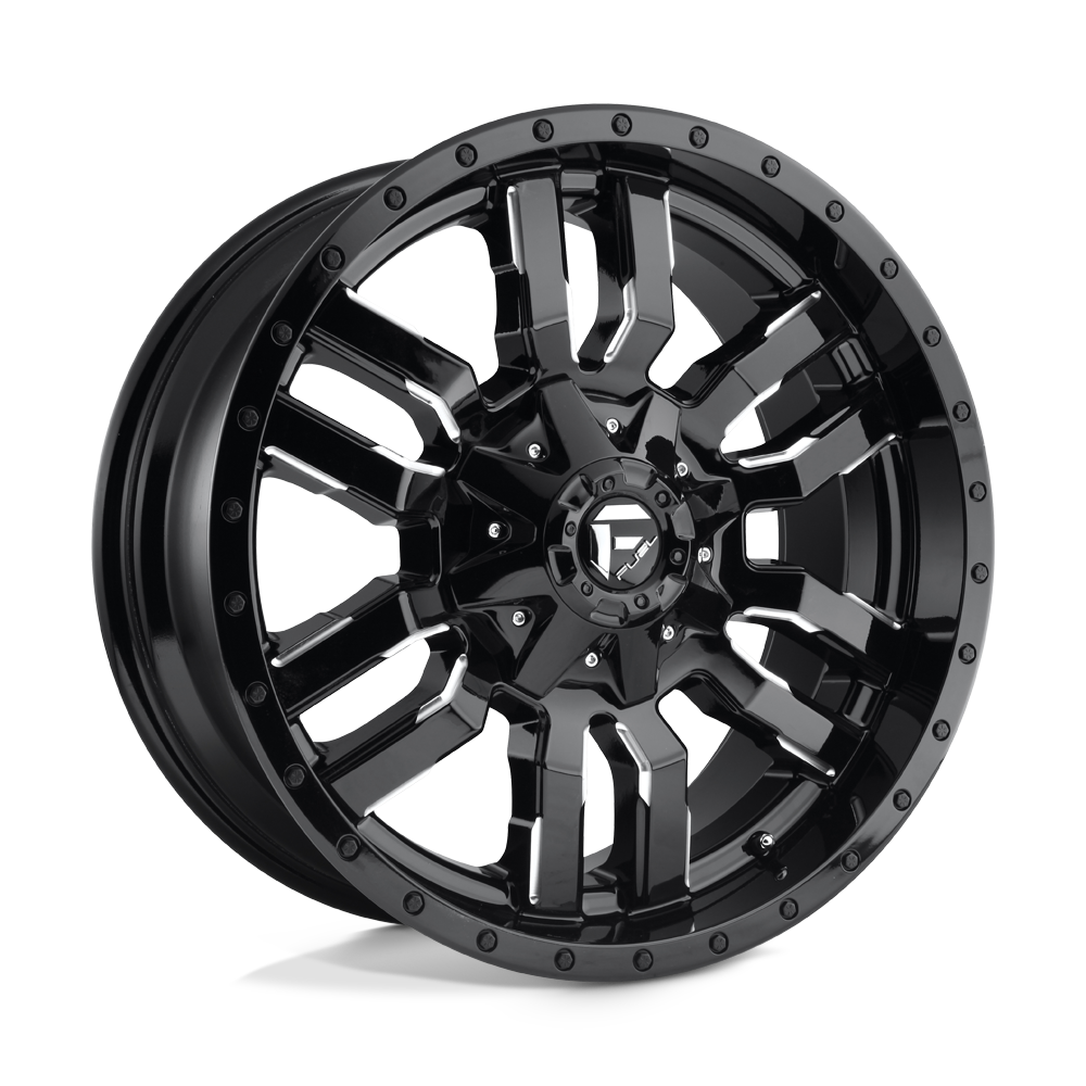 Fuel 1PC D595 SLEDGE Black wheel