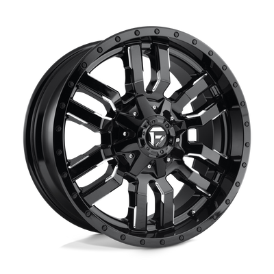 Fuel 1PC D595 SLEDGE Black wheel