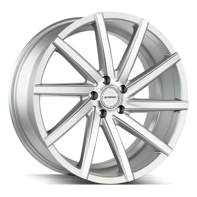 Strada Sega S41 Silver Machined wheel