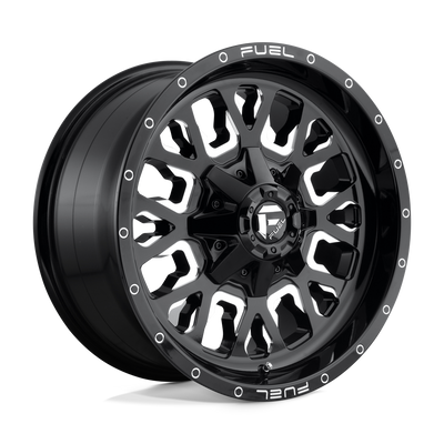 Fuel 1PC D611 STROKE Black wheel