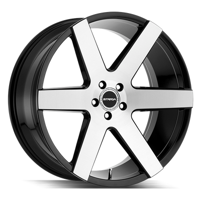 Strada Coda S60 Black Machined wheel