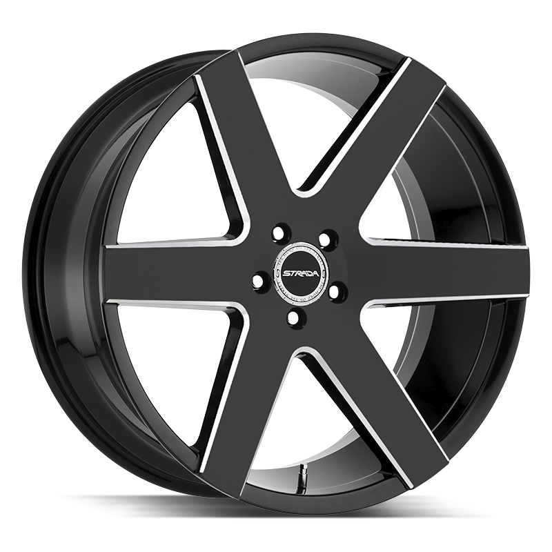 Strada Coda S60 Black Milled wheel
