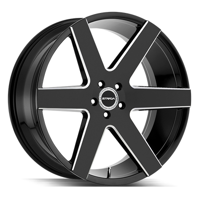 Strada Coda S60 Black Milled wheel