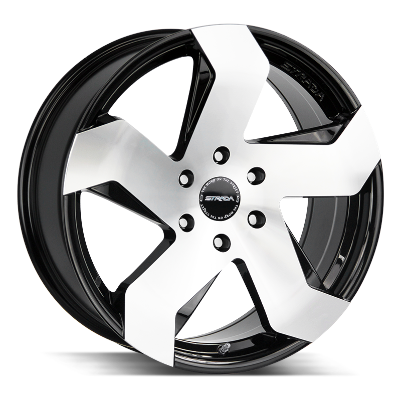 Strada Coltello Black Machined wheel