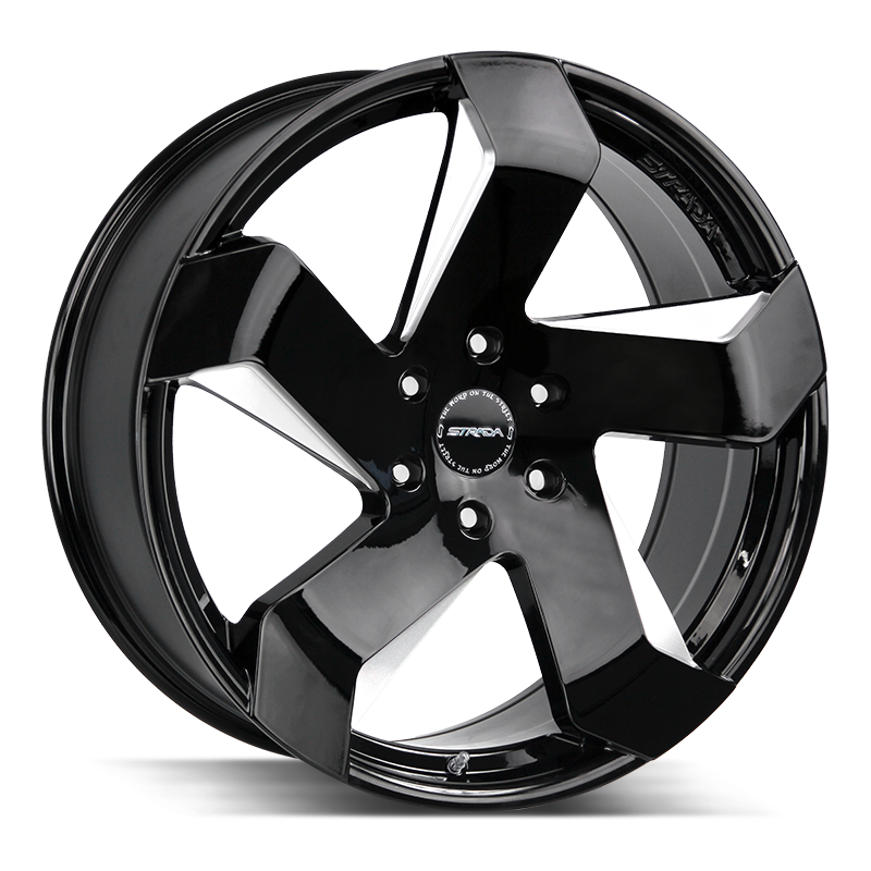 Strada Coltello Black Milled wheel