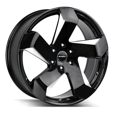 Strada Coltello Black Milled wheel
