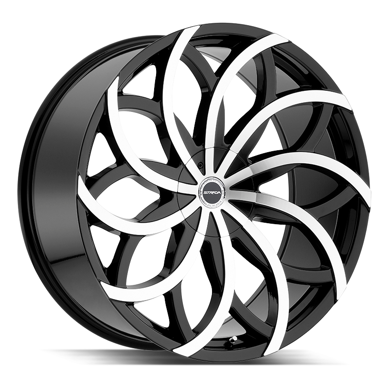 Strada Huracan S61 Black Machined wheel