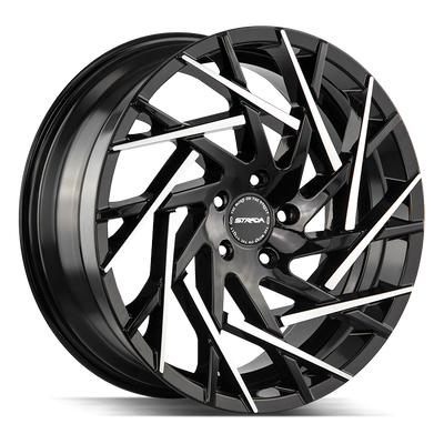 Strada Nido S64 Black Machined wheel