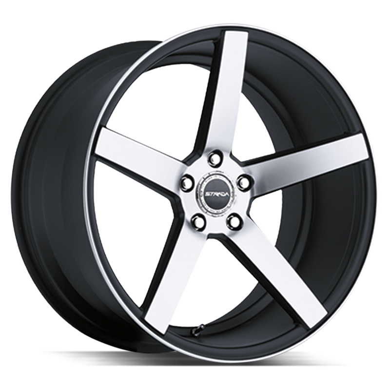 Strada Perfetto Black Machined wheel